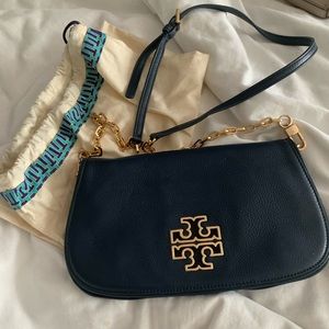 Tory Burch flap crossbody NAVY blue